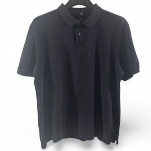 VTG Men’s Calvin Klein Black Polo Shirt Size Large